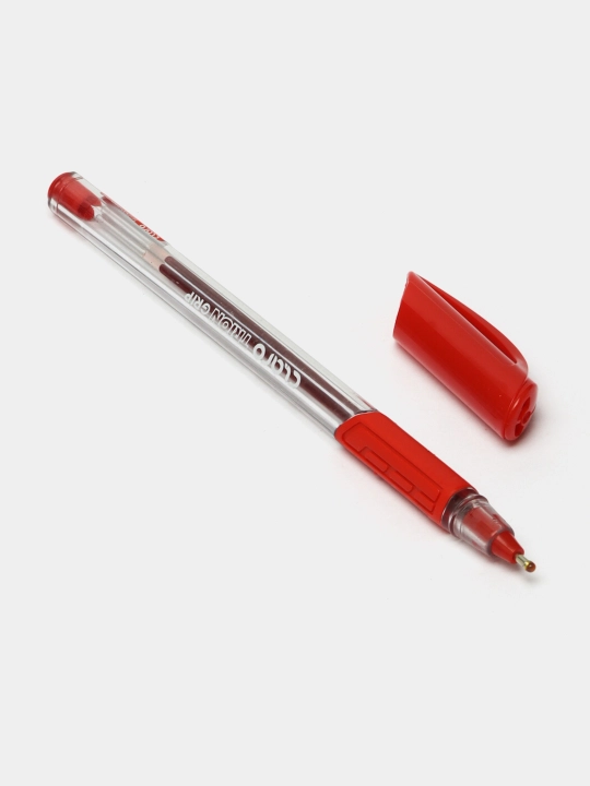 Sharikli ruchka Trion Grip 1,0 mm qizil Claro, 3 dona