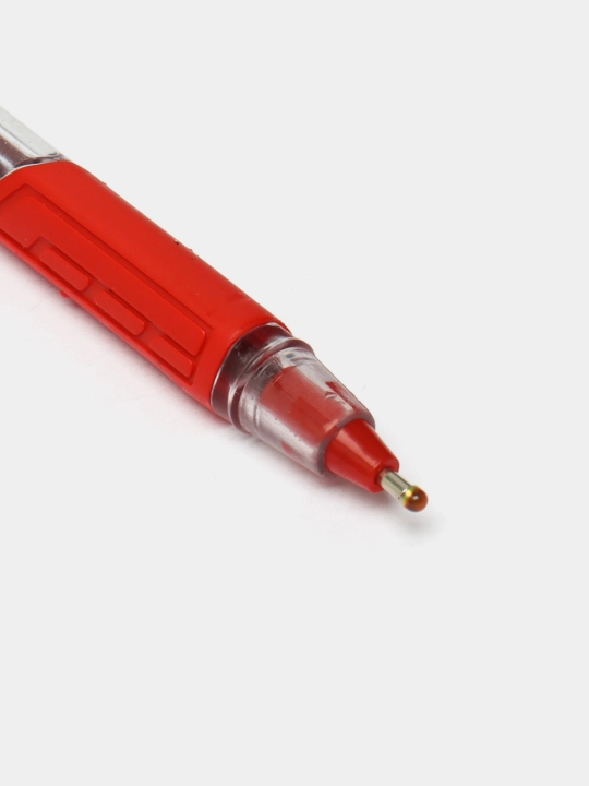 Sharikli ruchka Trion Grip 1,0 mm qizil Claro, 3 dona