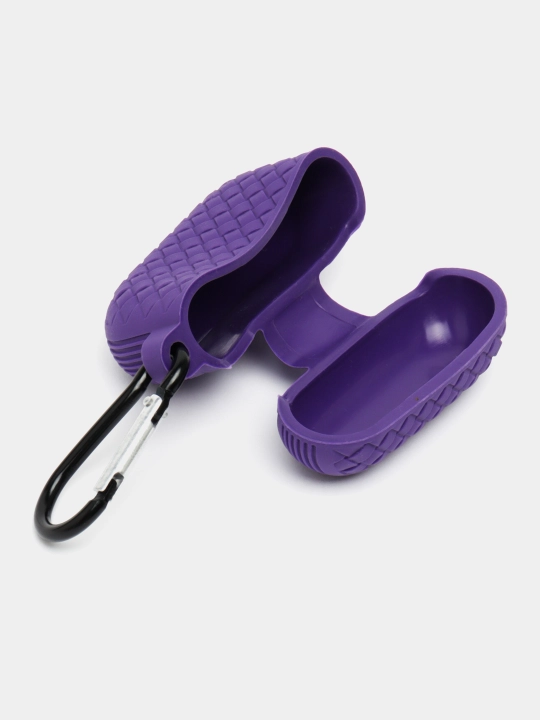 Чехол для Airpods 1, 2, pro, pro 2, 3, 4  силиконовый, ромб