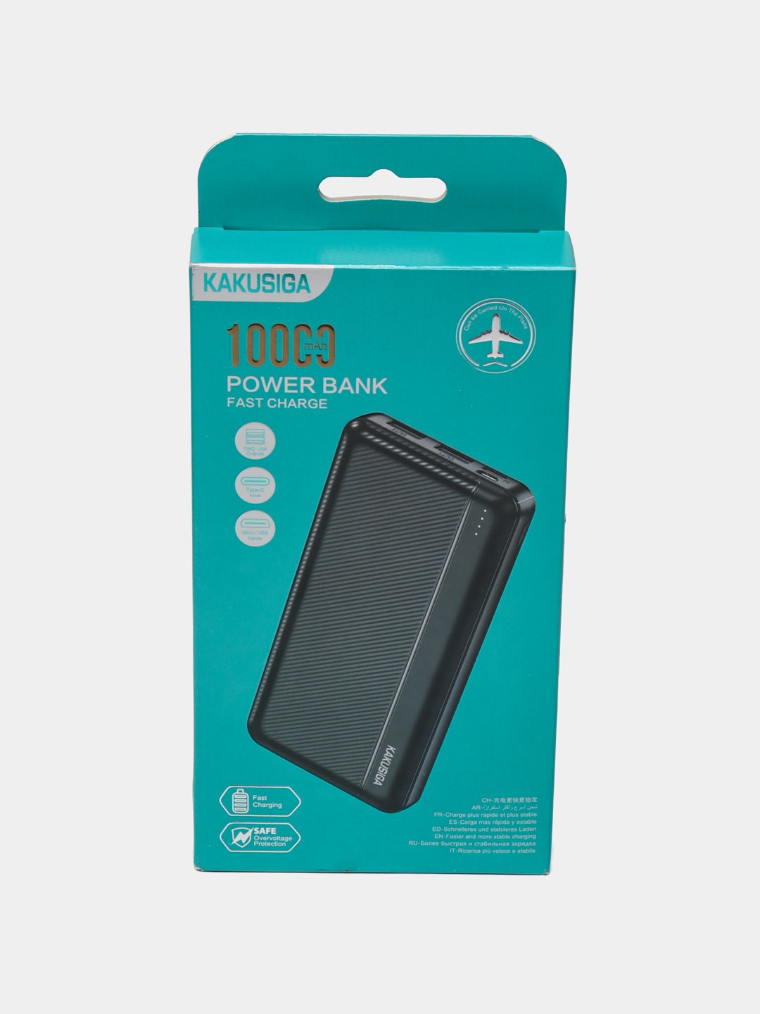 Power bank Kakusiga 20000/10000/5000 mAsoat, tez quvvatlanadigan tashqi akkumulyator
