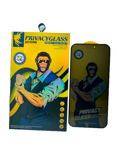 Защитное стекло антишпион для iPhone 16 Pro / 16 Pro Max
