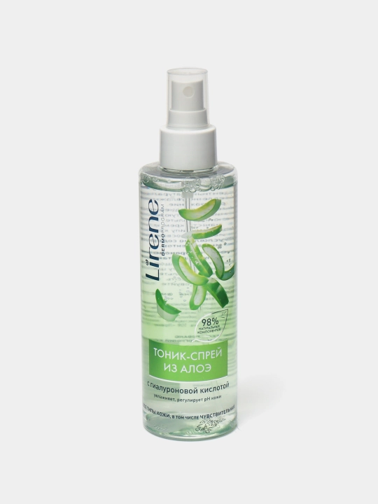 Yuz uchun tonik Lirene, aloe, namlovchi, 200 ml - 