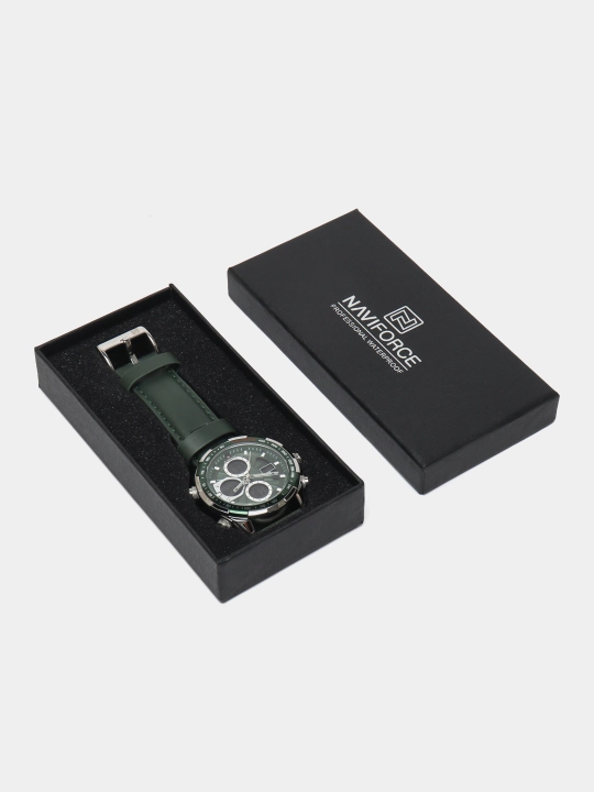 Naviforce Fly ArmyGreen erkaklar taktik soati