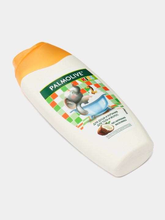Гель для купания детский от 3 лет Palmolive Kids с маслом кокоса для тела и волос,250 мл