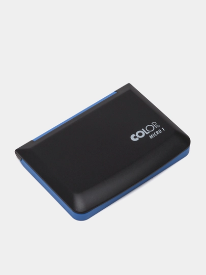 Штемпельная подушка Colop Micro1, 50x90, синяя — DELISTO-P11291C-СИНИЙ