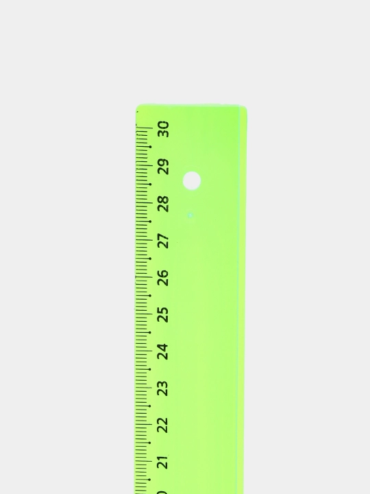 Ruler 30 sm STAMM, plastik, shaffof, neon ranglar, turli xil