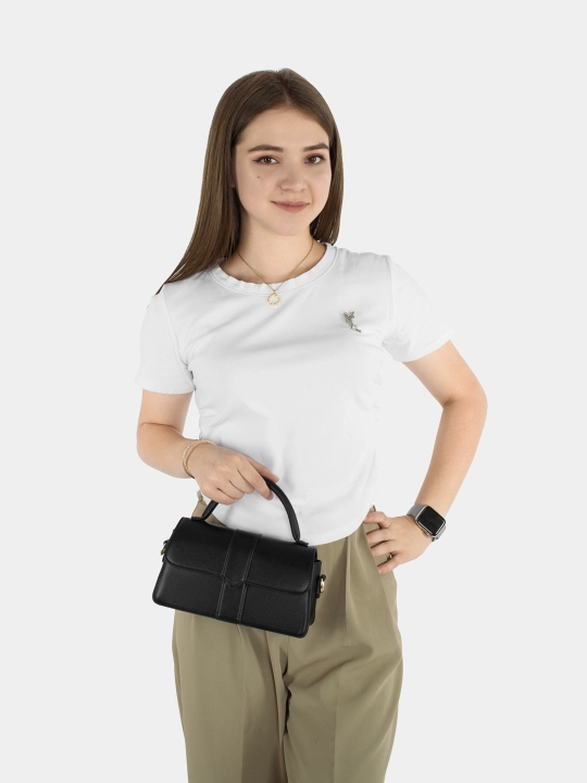 Mini sumka ayollar uchun qol va yelka bogichi bilan