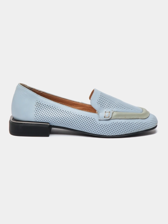 Haqiqiy charmdan qilingan ayollar mokasinlari - 