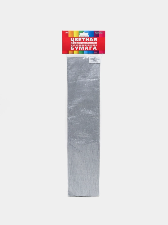 Rangli qog'oz Hatber ijodkorlik uchun, kreplangan, metalllashtirilgan, 50*250 sm - 