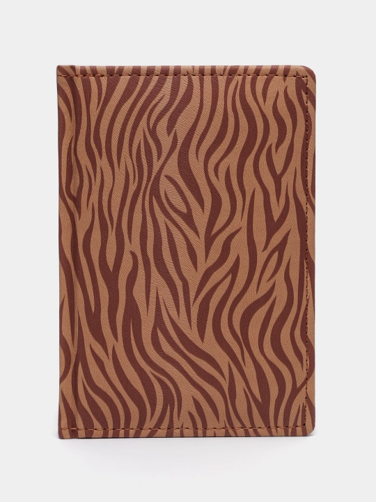 Ежедневник Hatber ZEBRA, Недатированный, с цветным срезом и ляссе, бежевый, А5ф, 176 листов - 