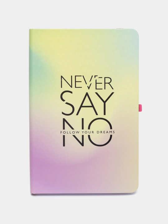 Yozuv daftari NEVER SAY NO, А5