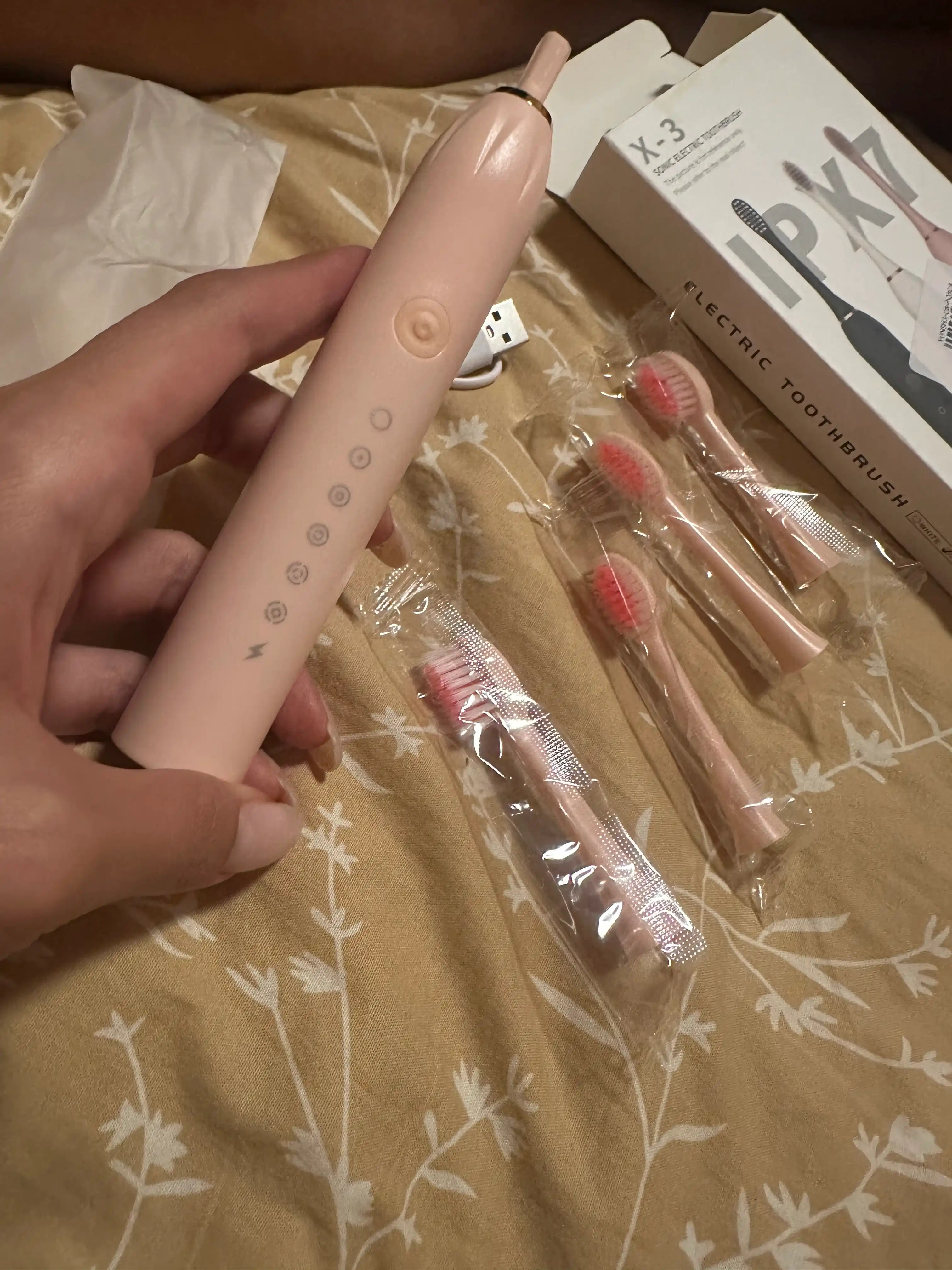 Elektr tish cho'tkasi Sonic Toothbrush X-3, ovozli, 6 rejim