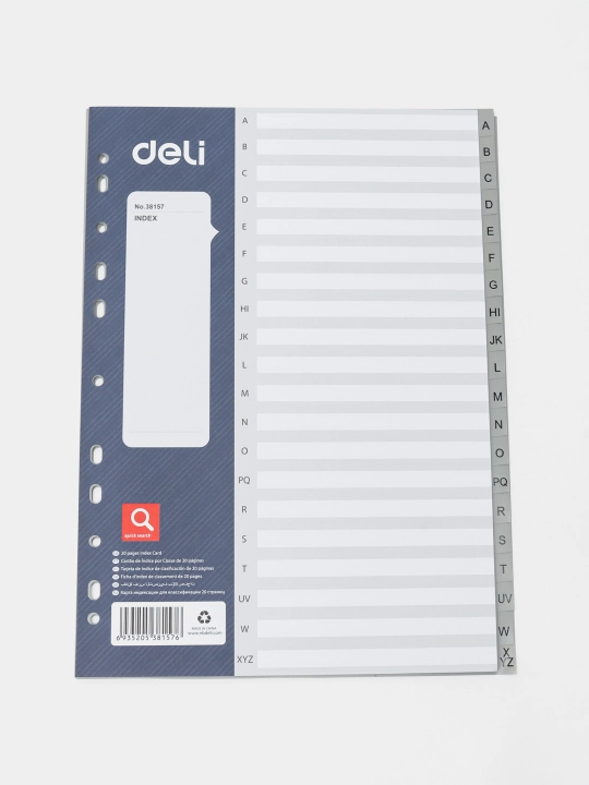 Plastik separator A-Z 38157 Deli