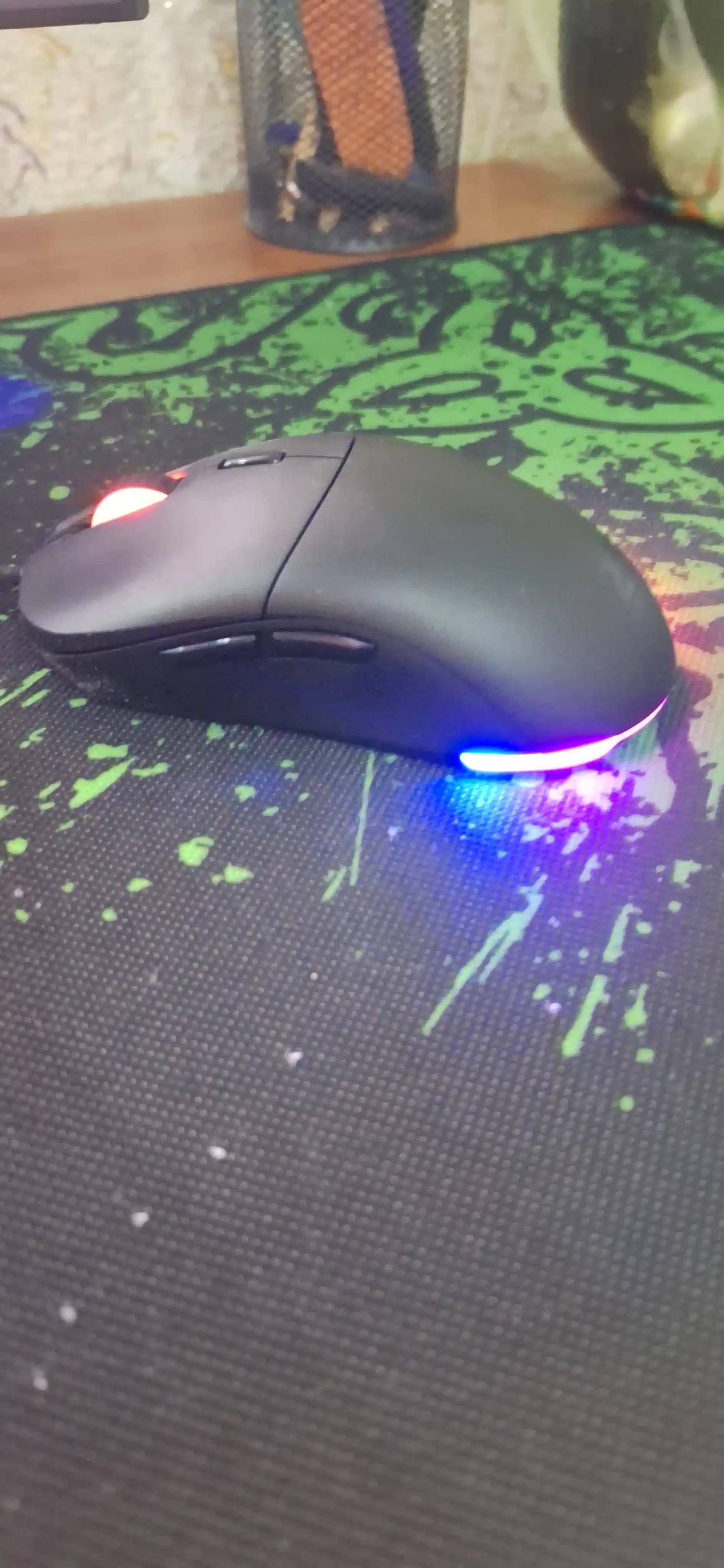 Simli o'yin sichqonchasi 2E GAMING HyperDrive Lite, RGB, ikki korpusli