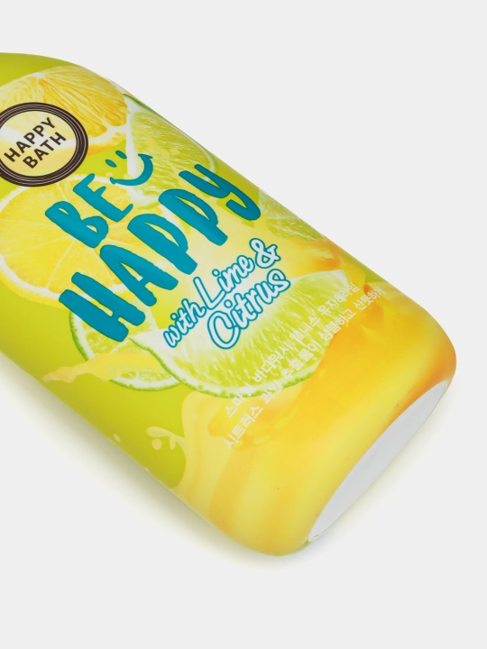 Гель для душа, Happy bath, мягко очищает кожу, увлажняет и смягчает её, 900 мл