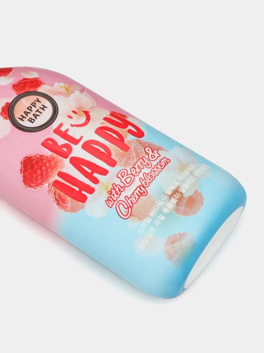 Гель для душа, Happy bath, мягко очищает кожу, увлажняет и смягчает её, 900 мл