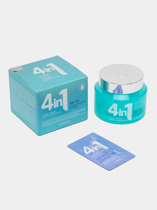 Yuz uchun krem, Dr.CELLIO, 4in1, 70 ml