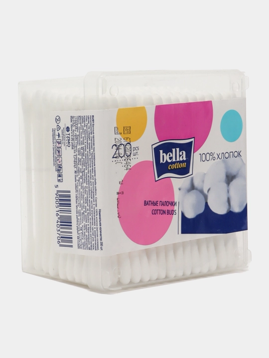 Ватные палочки Bella Cotton, 200 шт