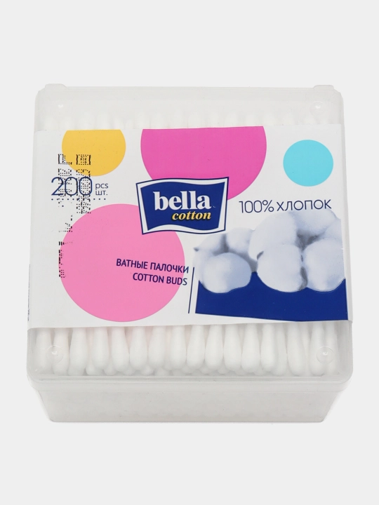 Ватные палочки Bella Cotton, 200 шт