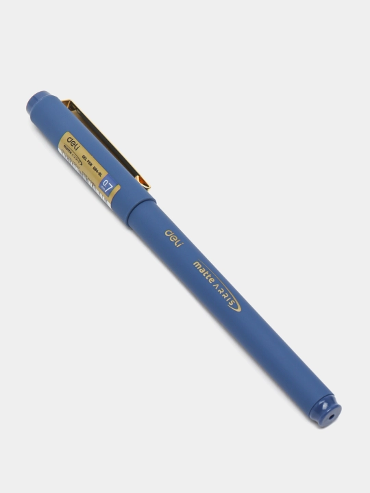 Ручка гелевая, 0.7 мм, EG84-BL (синяя), Deli