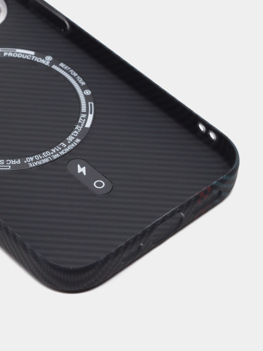 Чехол для iPhone Magsafe Carbon