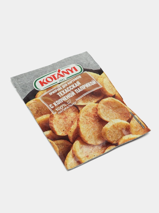 Kartoshka uchun ziravorlar "Texas dudlangan paprika bilan", KOTANYI, paket 20g - 