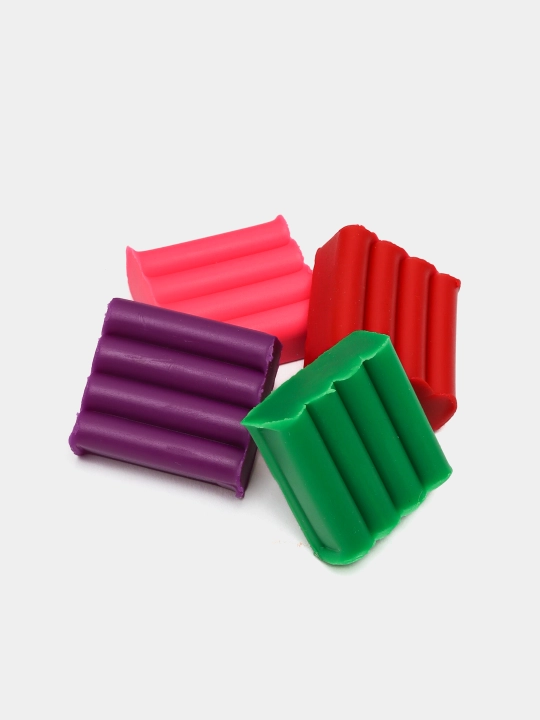 Пластилин Лео играй LPMCF-0108, неоновые цвета, 8 цветов, 96 г
