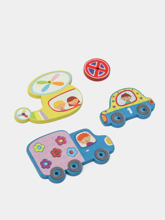 O'quv o'yini Step puzzle Transport Mo'jizaviy bolg'a, 76137