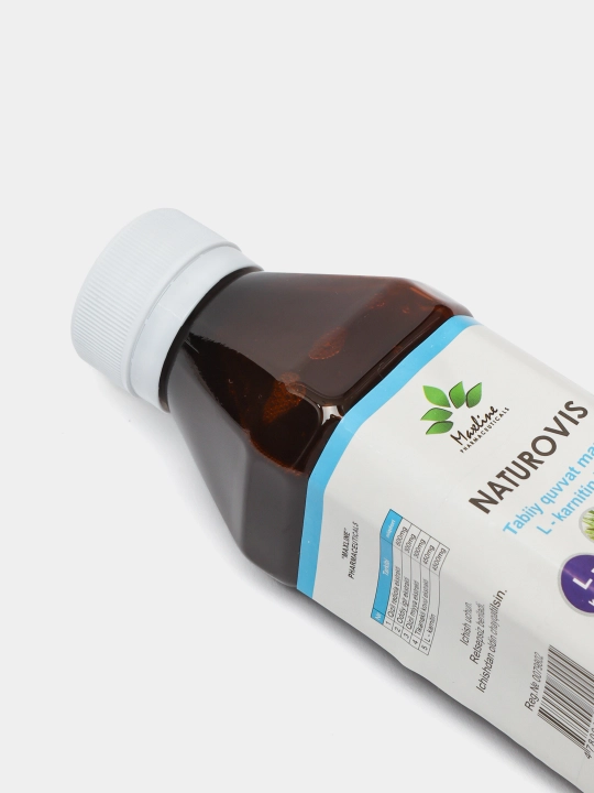 Naturovis tabiiy quvvat manbai L-karnitin bilan sirop, 150 ml