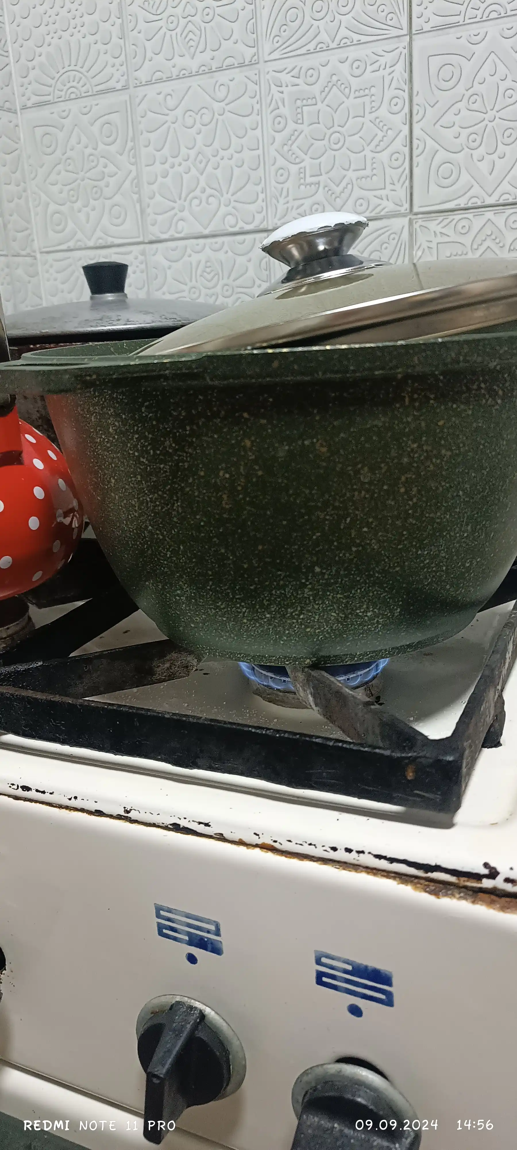 Kastryulka Kukmara Trendy style shisha qopqoq bilan