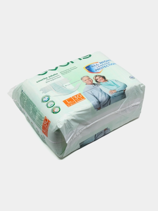 Памперсы для взрослых, Large размер, 3 штуки в упаковке