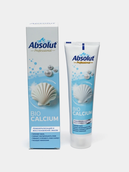 Зубная паста ABSOLUT BioCalcium, бережное отбеливание, 110 г - 