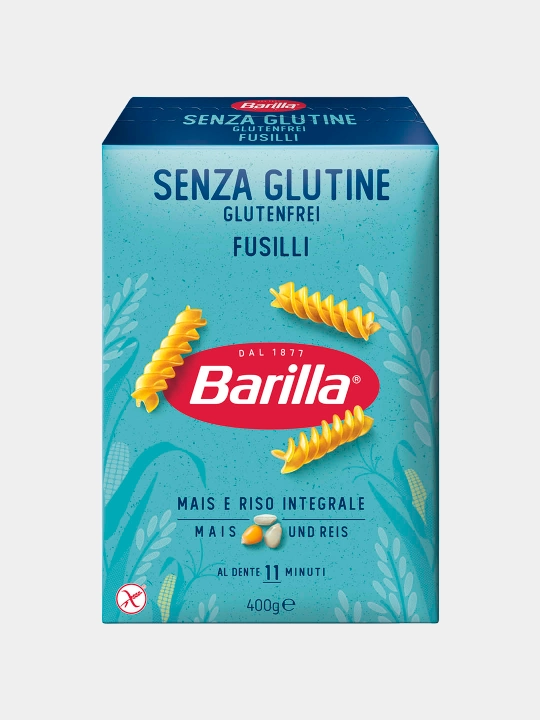 Макаронные изделия Barilla Fusilli без глютена, 400 г