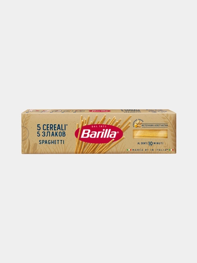 Макаронные изделия Barilla Spaghetti "5 Злаков", 450 г — BARILLA-SPAG5ZL
