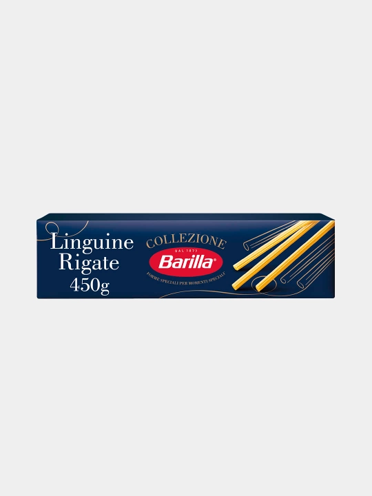 Макаронные изделия Barilla Linguine Rigate, из твёрдых сортов пшеницы, 450 г - 
