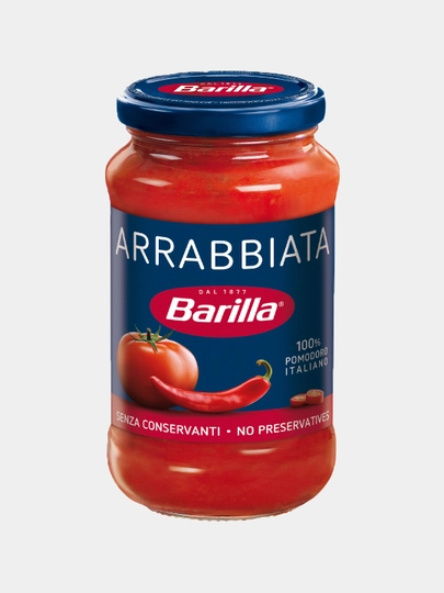Соус Barilla Arrabbiata, томатный с перцем чили, 400 г — BARILLA-ARRABI