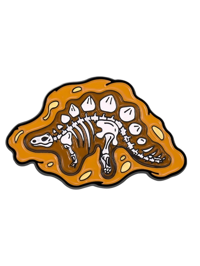 Металлические значки, пин на одежду "Динозавр" — МИРКАНЦ-DINOSAU-КОРАЛЛМЕЛ