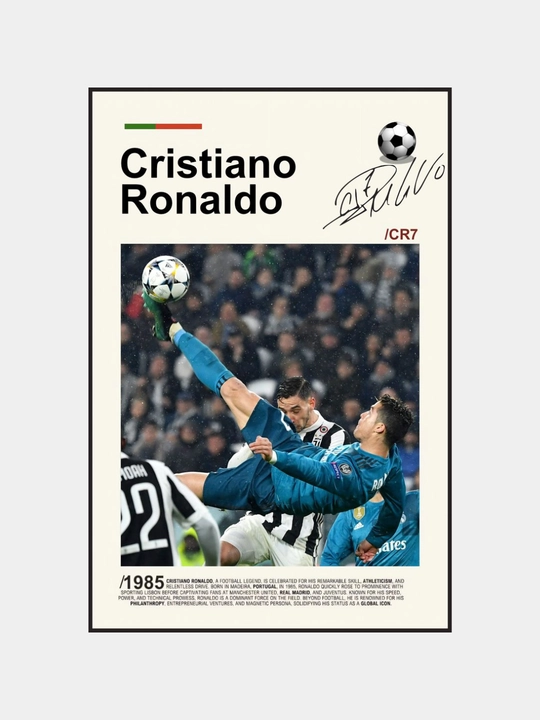 Cristiano Ronaldo mini poster stiker - 