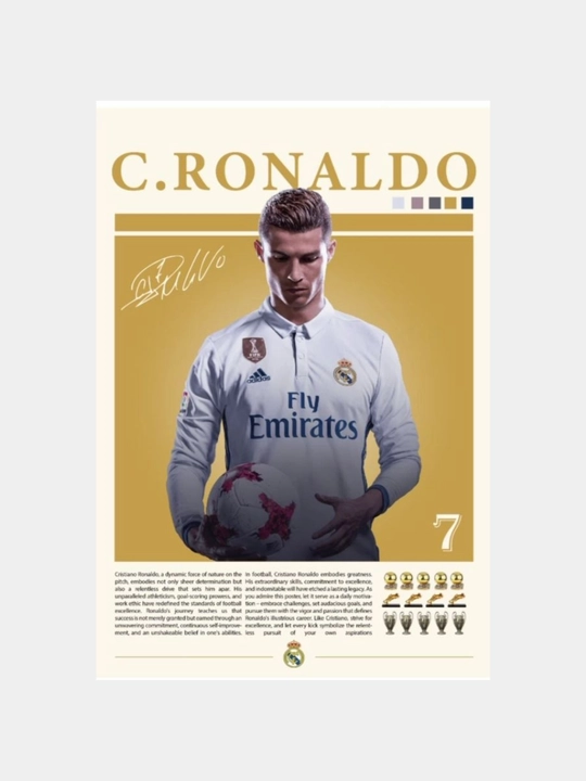 Cristiano Ronaldo mini poster stiker - 