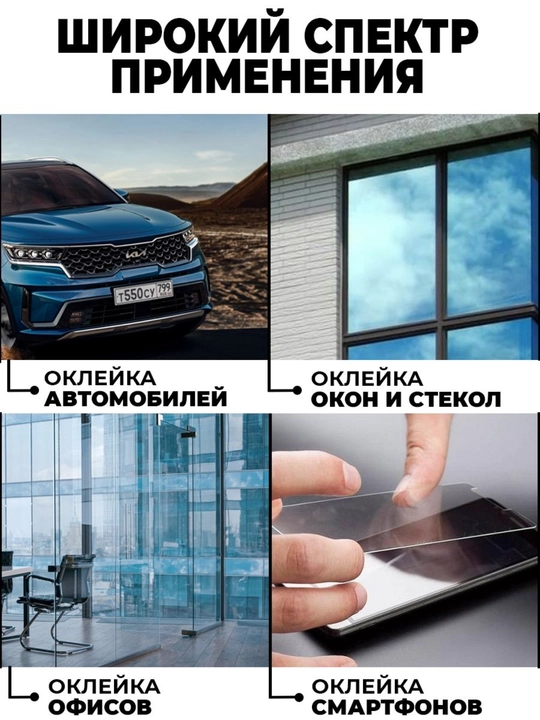 Инструменты для тонировки, бронепленки, карбоновой самоклеящейся пленки
