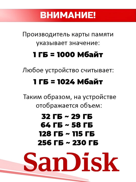 SanDisk ORGINAL Флеш-карта Ultra Micro SD, 16/ 32/ 64/ 128/ 256/ 512 ГБ