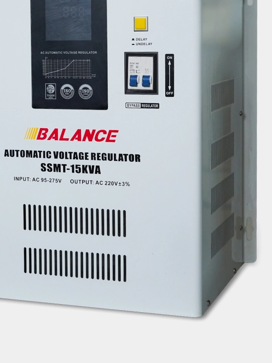 Kuchlanish stabilizatori Balance 15 kVA, latorli, 100-250V