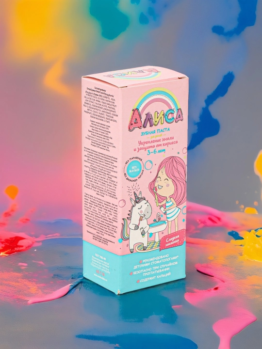 Зубная паста для детей Алиса, 65 г