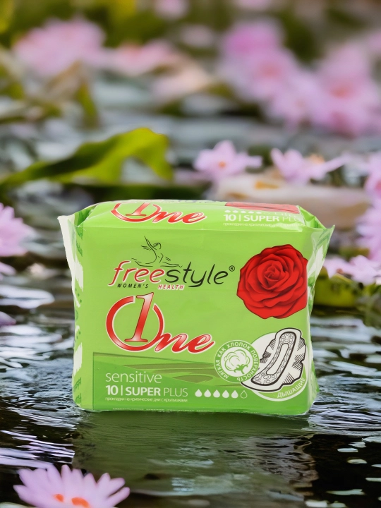 Ayollar gigiyenik prokladkalari Free Style One sensitive super, 10 dona