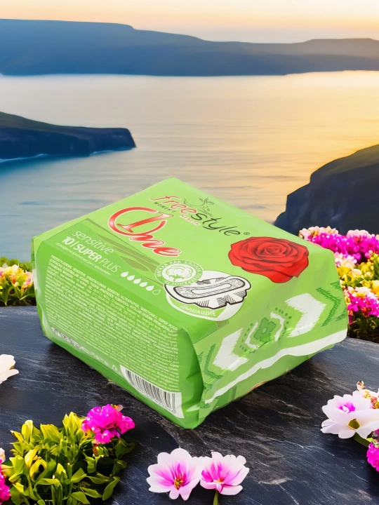 Ayollar gigiyenik prokladkalari Free Style One sensitive super, 10 dona