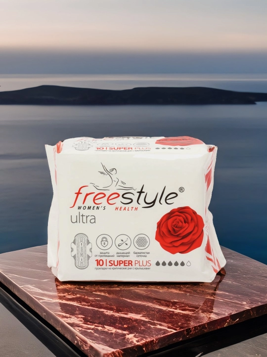 Ayollar gigiyenik prokladkalari Free Style super, 10 dona