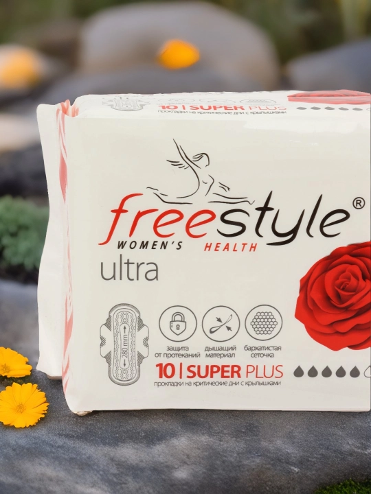 Ayollar gigiyenik prokladkalari Free Style super, 10 dona