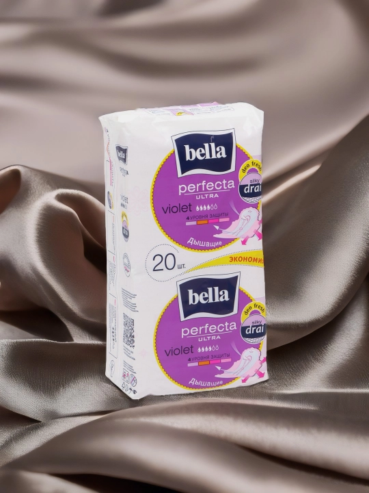 Gigiyenik prokladkalar Bella Perfecta Ultra Violet Deo Fresh, 4 tomchi, 20 dona