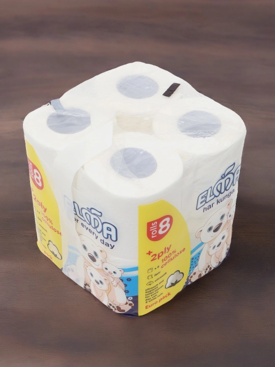 Tualet qog'ozi Elma Ultrasoft 2 qatlamli, 8 dona