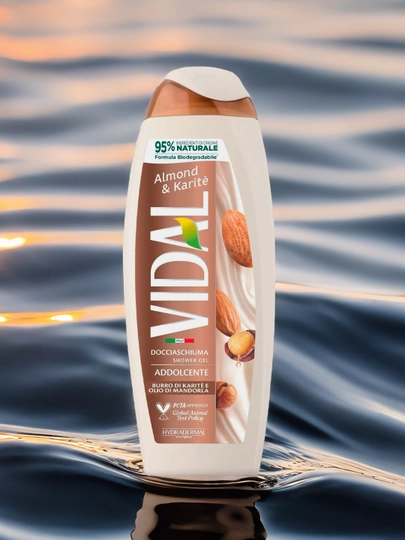 Гель для душа VIDAL ALMOND & KARITE, миндаль и карите, 250 мл